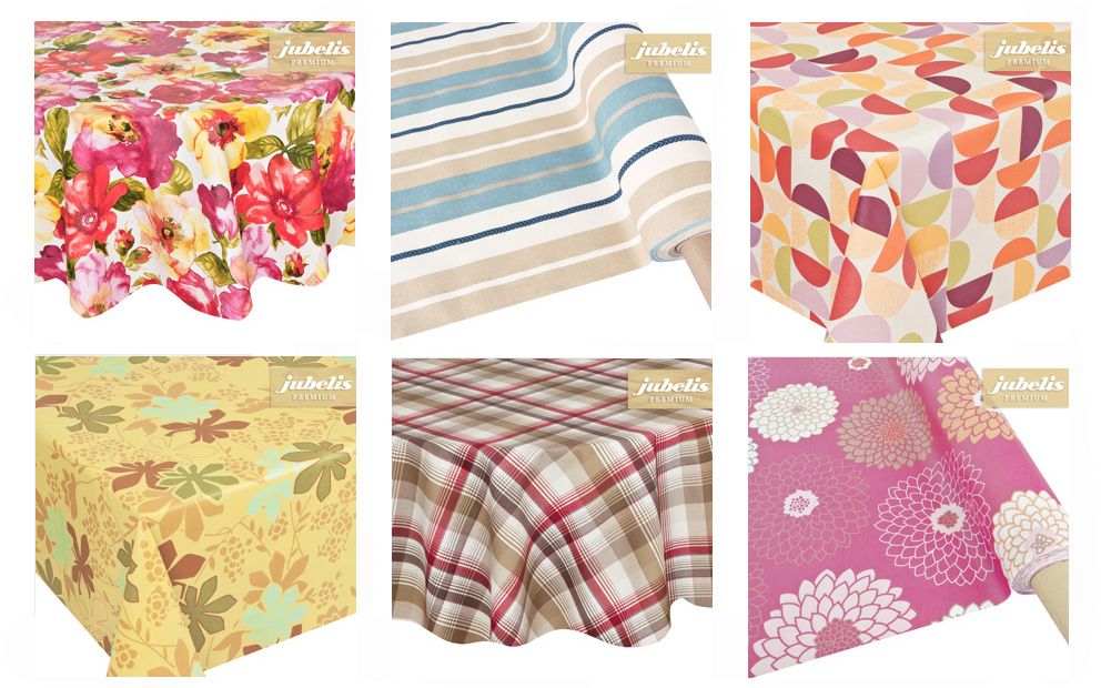 Tischdecken-Neuheiten - die neuesten Tischwäsche-Kollektionen reichen von klassischen und graphischen Mustern bis hin zu ausgefallenen floralen Designs